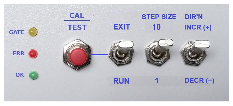 switch labels for cal mode